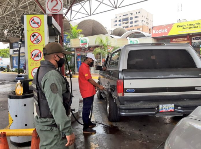 Distribución de gasolina en Lara 